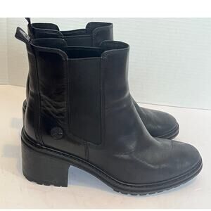 Womens Timberland Sienna Waterproof Block Heel Chelsea Winter Fall Boot Size 8.5